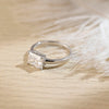 1.0 - 3.0 CT Radiant CVD Diamond Solitaire Engagement Ring