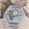 1.0-3.0 CT Oval  CVD Diamond Solitaire Engagement Ring
