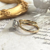 1.0-3.0 CT Round CVD Diamond Solitaire Engagement Ring