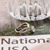 1.0-3.0 CT Round CVD Diamond Unique Setting Engagement Ring