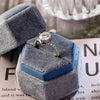 1.0-3.0 CT Round CVD Diamond Pave Setting Engagement Ring