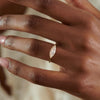 1.0CT-2.0CT East West Marquise Cut Moissanite Diamond Engagement Ring