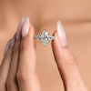 3.0 - 7.0 CT Marquise CVD Diamond Pave Engagement Ring