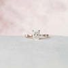 1.70 CT Radiant Moissanite Dainty Style Diamond Engagement Ring