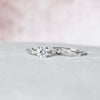 1.0CT Round Cut Nature Inspired Moissanite Engagement Ring