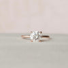 1.50CT Round Cut Moissanite Solitaire Engagement Ring
