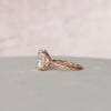 3.50CT Oval Cut Moissanite Solitaire Braided Diamond Engagement Ring