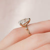 2.50CT Pear Cut Nature Inspired Twig Style Moissanite Engagement Ring