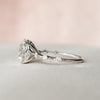 2.70CT Round Moissanite Solitaire Dainty Style Engagement Ring