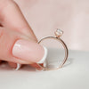 1.25 CT Oval Cut Moissanite Hidden Halo Style Engagement Ring