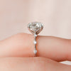 2.70CT Round Moissanite Solitaire Dainty Style Engagement Ring