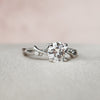 1.03CT Round Cut Twig Style Moissanite Diamond Engagement Ring