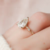 2.50CT Pear Cut Nature Inspired Twig Style Moissanite Engagement Ring