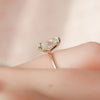 1.50CT Pear Cut Moissanite Solitaire Bridal Ring Set