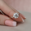 2.50CT Round Moissanite Nature Inspired Twig Style Engagement Ring