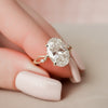 3.50CT Oval Cut Moissanite Nature Inspired Twig Style Engagement Ring