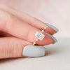1.70 CT Radiant Moissanite Dainty Style Diamond Engagement Ring