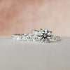 2.50CT Round Cut Moissanite Solitaire Bridal Ring Set