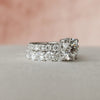 2.50CT Round Cut Moissanite Solitaire Bridal Ring Set