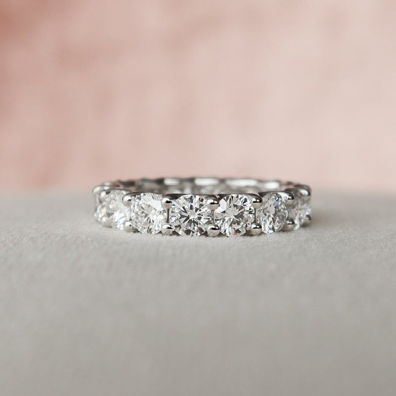 3.0CT Oval Cut Moissanite Solitaire Bridal Ring Set