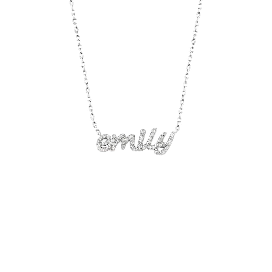 Customized Nameplate Moissanite Diamond Necklace for Women