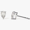 0.50Ct Pear Solitaire Moissanite Diamond Earrings for Women