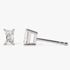 0.50Ct Radiant Moissanite Solitaire Diamond Earrings for Women