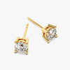 1.0Ct Round Solitaire Moissanite Diamond Earrings for Women