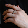 4.3mm Flat Shine Men's Gold Wedding Band, Anniversary Gift For Men