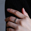 0.01CT Round Cut Minimalist Lab Grown Men's Wedding Band in Solid Gold