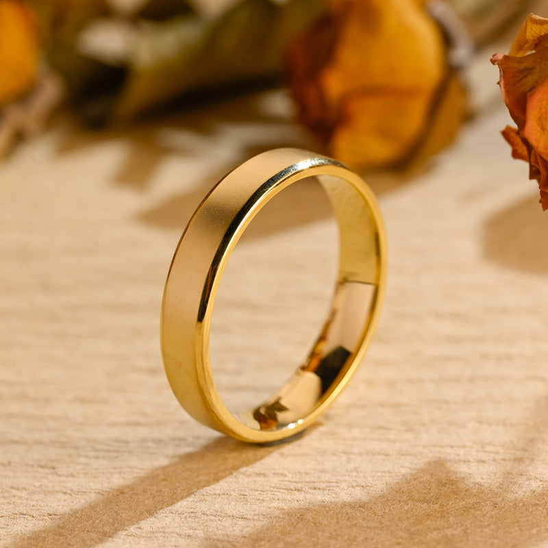 5.0mm Plain Men's Wedding Band, Anniversary Gift For Man