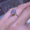 1.0 CT-3.0 CT Oval CVD Diamond Solitaire Engagement Ring