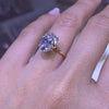 1.0 CT-3.0 CT Oval CVD Diamond Solitaire Engagement Ring