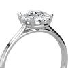 1.80CT Cushion Cut Moissanite Solitaire Engagement Ring