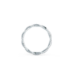 Round Brilliant Cut Full Eternity Twisted Infinite Wedding Band