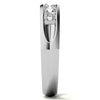 0.7ct Round Cut Channel Set Moissanite Men's Wedding Band