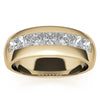 1.96ct Princess Cut Moissanite Channel Set Men's Wedding Band