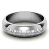 1.56ct Princess Cut Moissanite Channel Set Men's Wedding Band