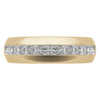1.56ct Princess Cut Moissanite Channel Set Men's Wedding Band