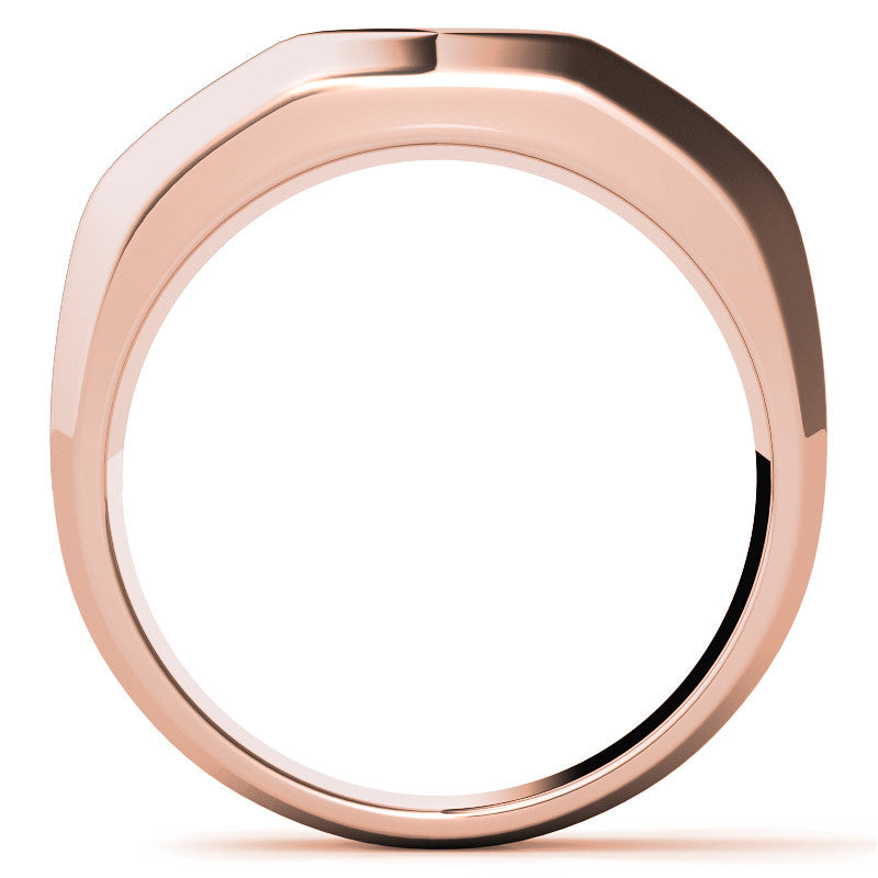1.5ct Round Cut Moissanite Channel Set Men's Wedding Band