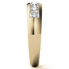 6mm Round Cut Seven Stone Moissanite Men's Wedding Band