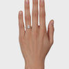 1.0CT-3.0CT Oval Cut Moissanite Diamond Unique Engagement Ring
