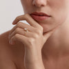 1.0CT-3.0CT Round Diamond Moissanite Two Stone Engagement Ring