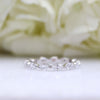 Marquis Cut Moissanite Full Eternity Wedding Band